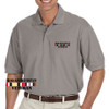 gulf war veteran ribbon grey performance polo shirt