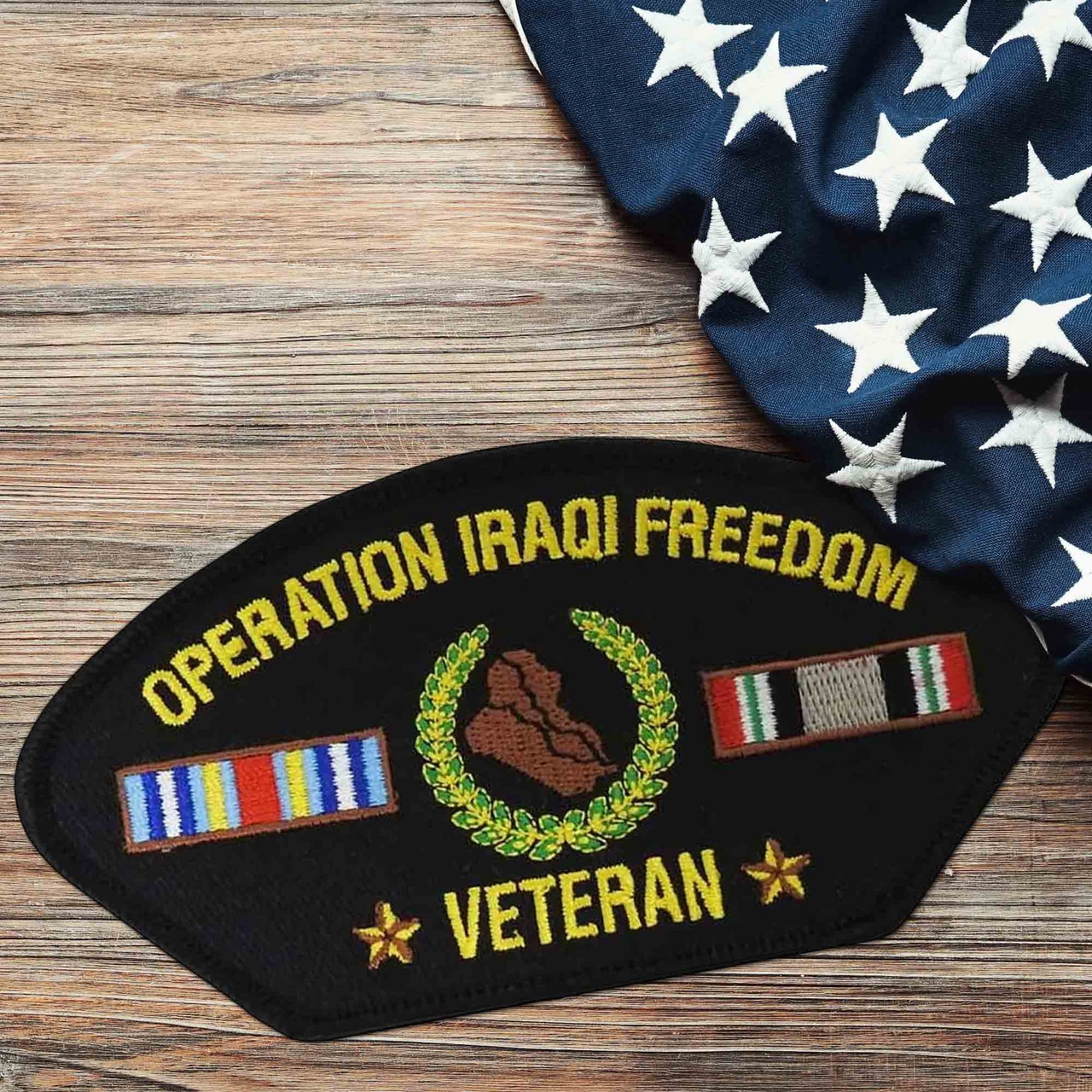 Operation Iraqi Freedom Patch with service ribbons