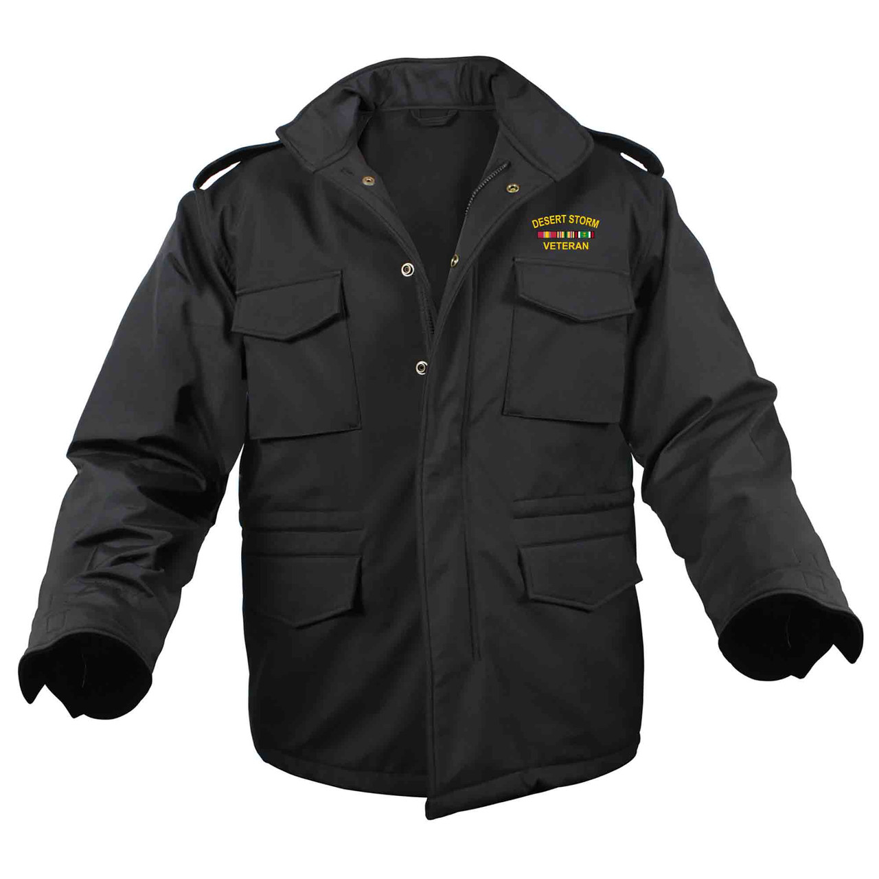Custom Embroidered Desert Storm Veteran Soft Shell M-65 Tactical