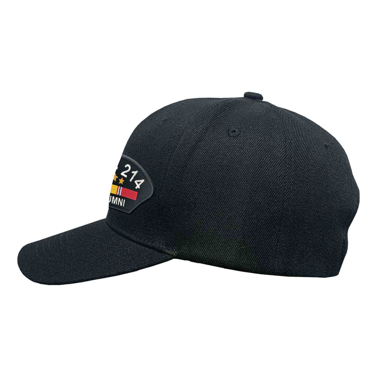 US Veteran Hat with DD214 Alumni and National Service Ribbon