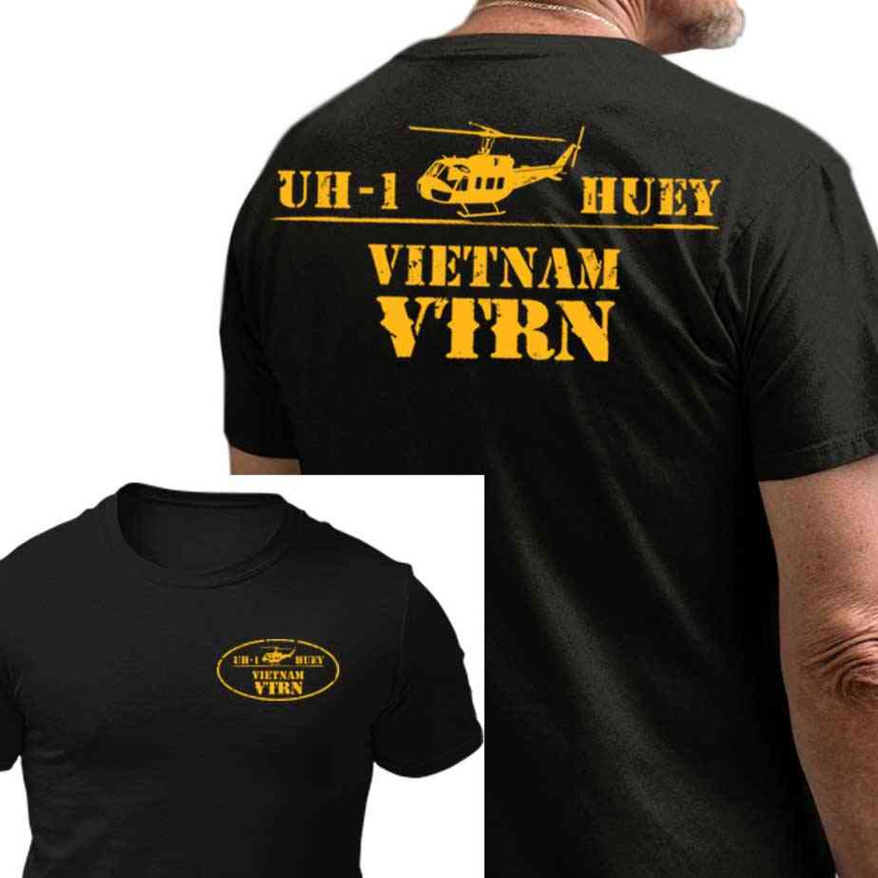 vietnam veteran tshirt uh1 huey