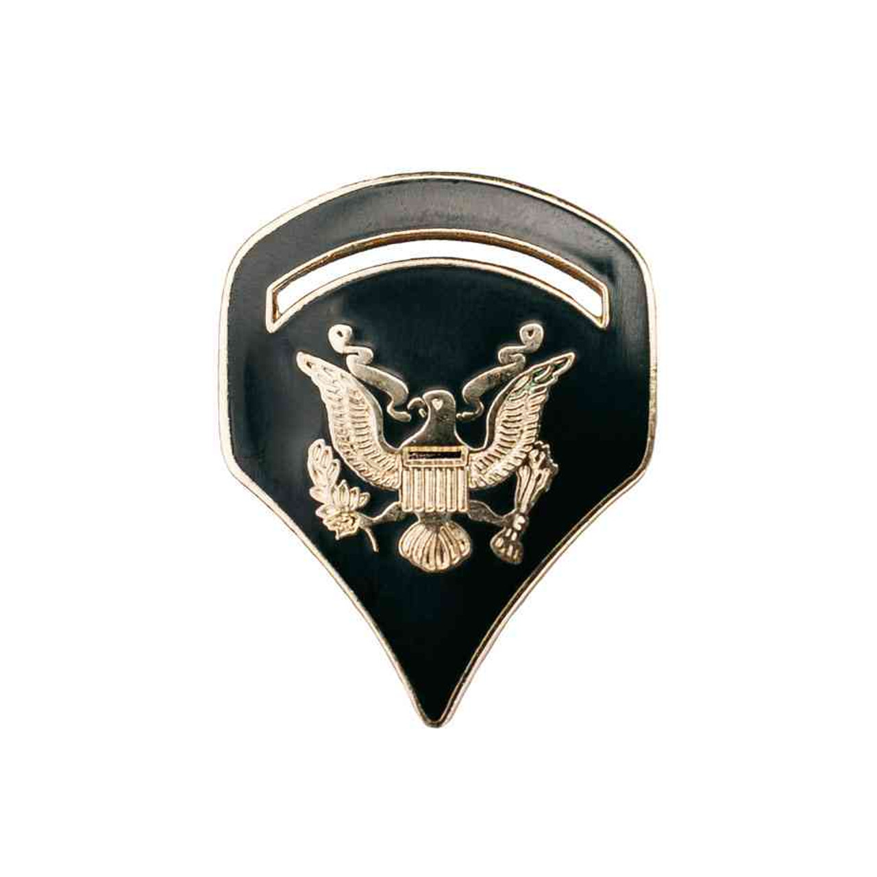 army spec 5 hat lapel pin