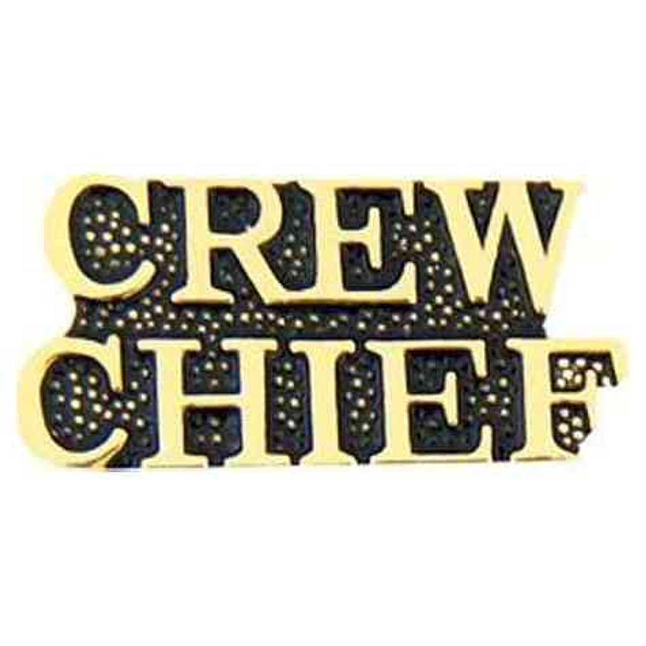 army crew chief hat lapel pin