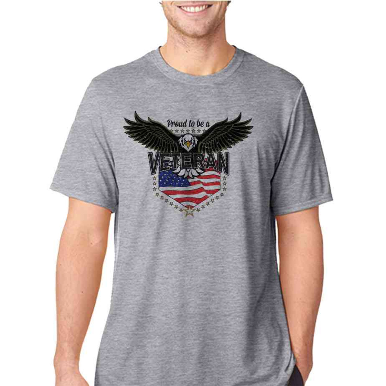 proud veteran eagle u s flag performance tshirt