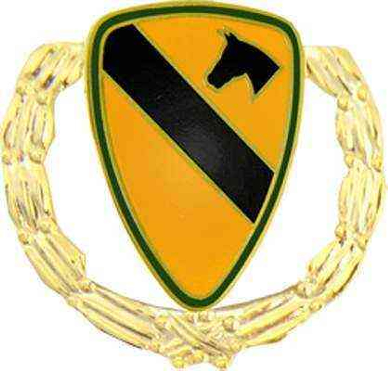 army 1st cav div hat lapel pin