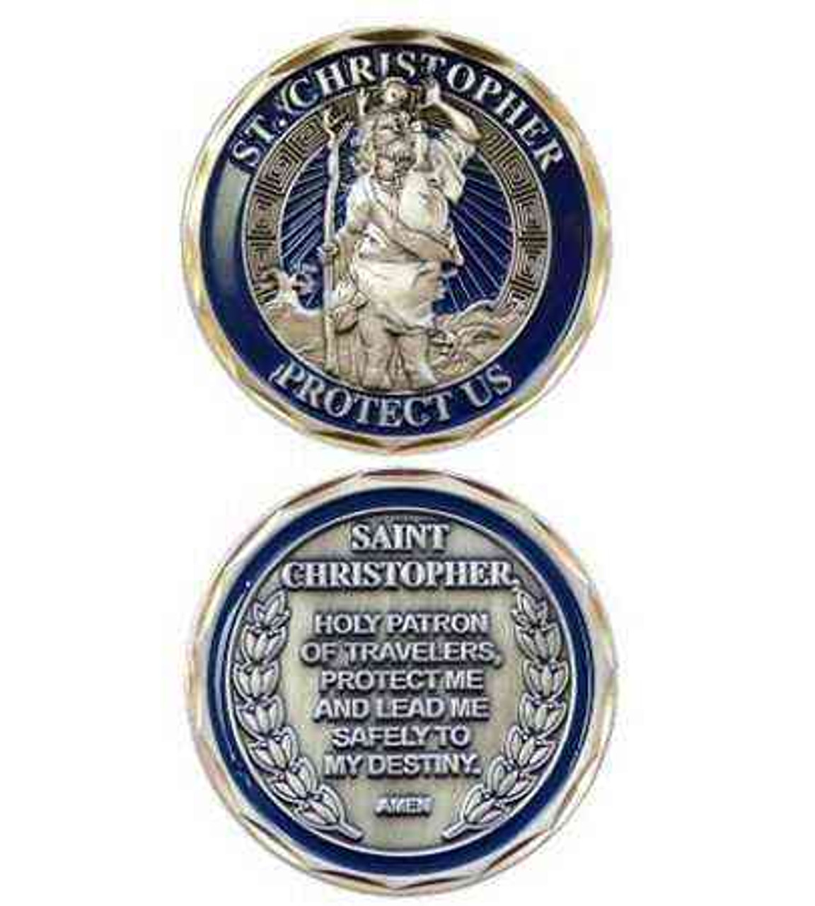 st christopher challenge coin
