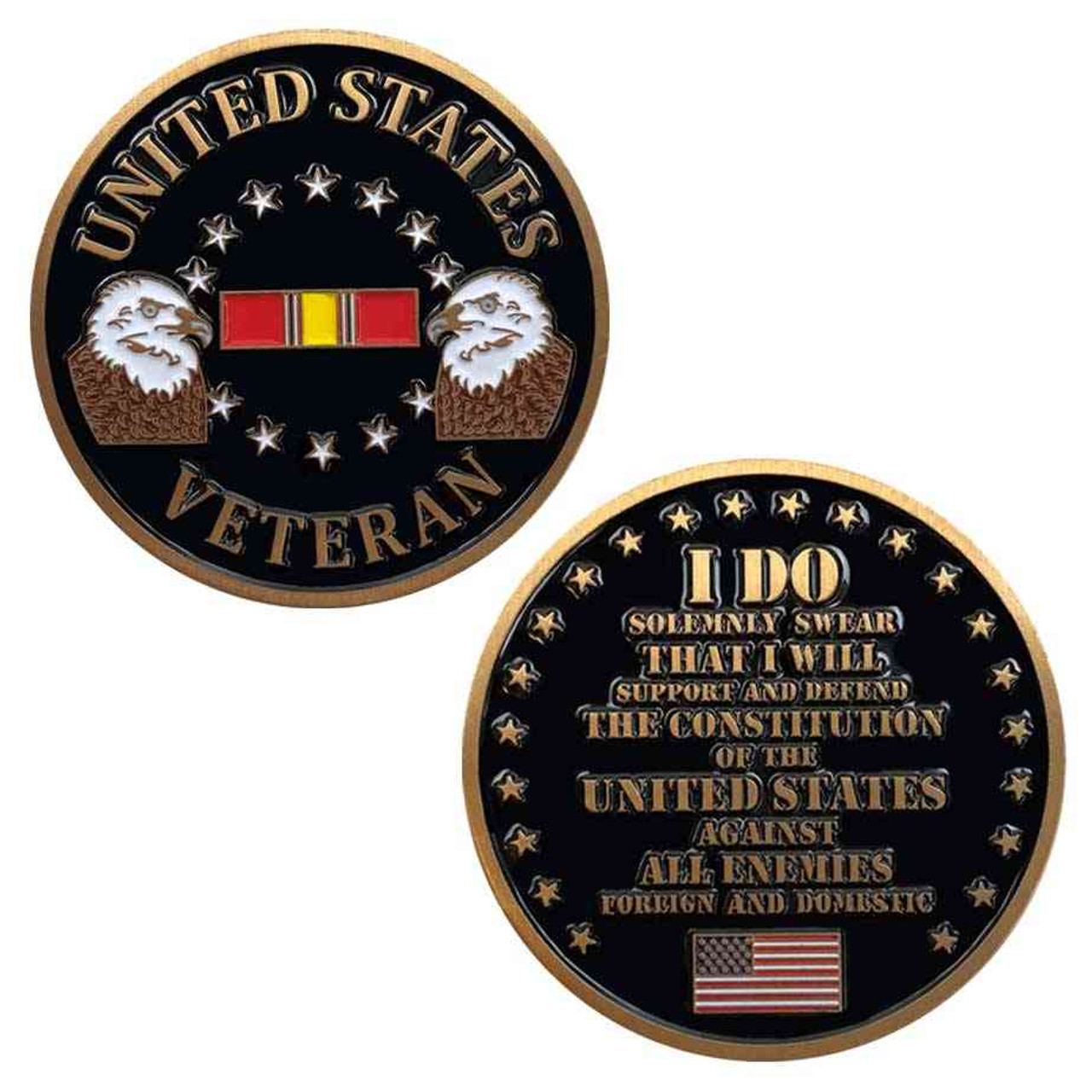 united states veteran challenge coin limited issue