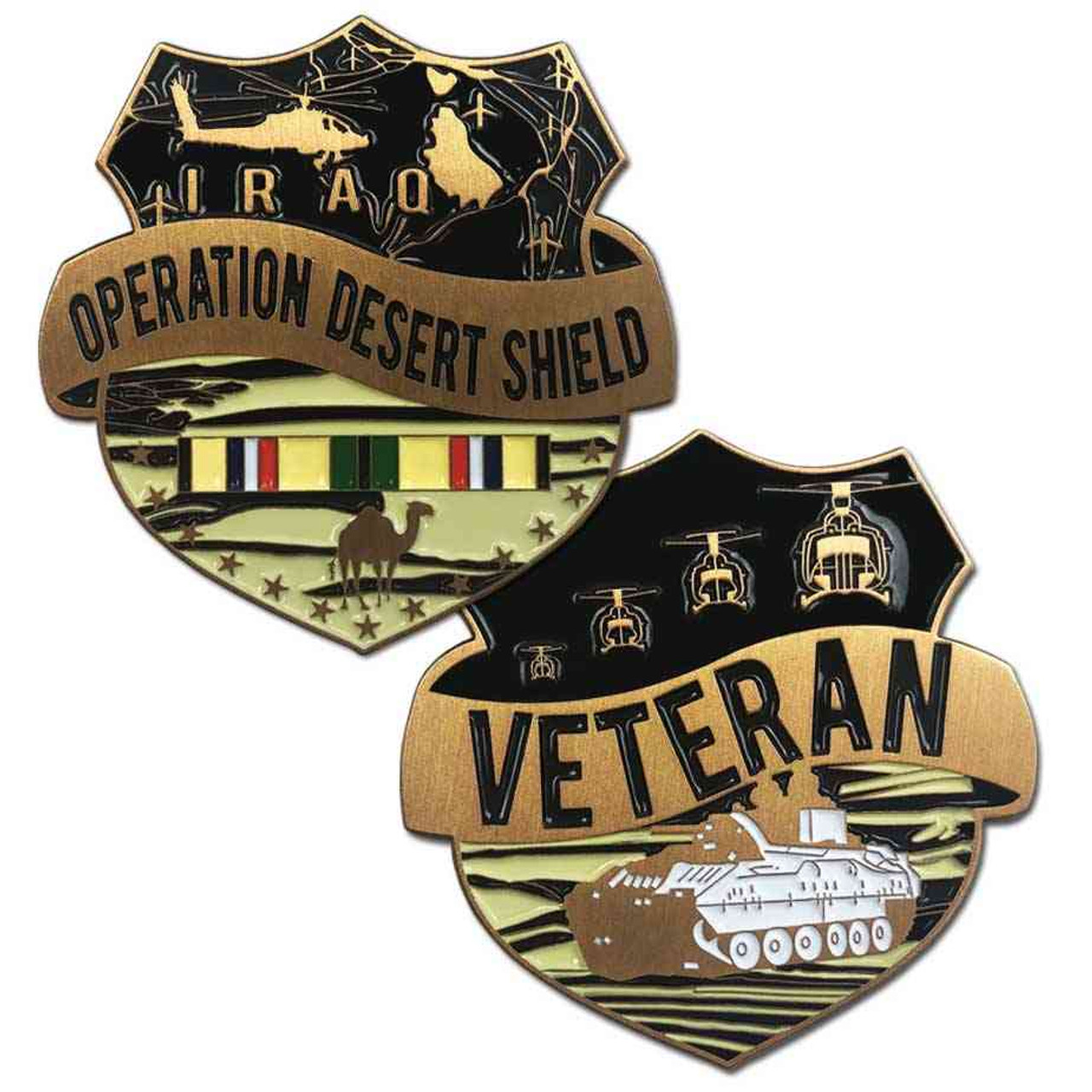 operation desert shield veteran challenge coin