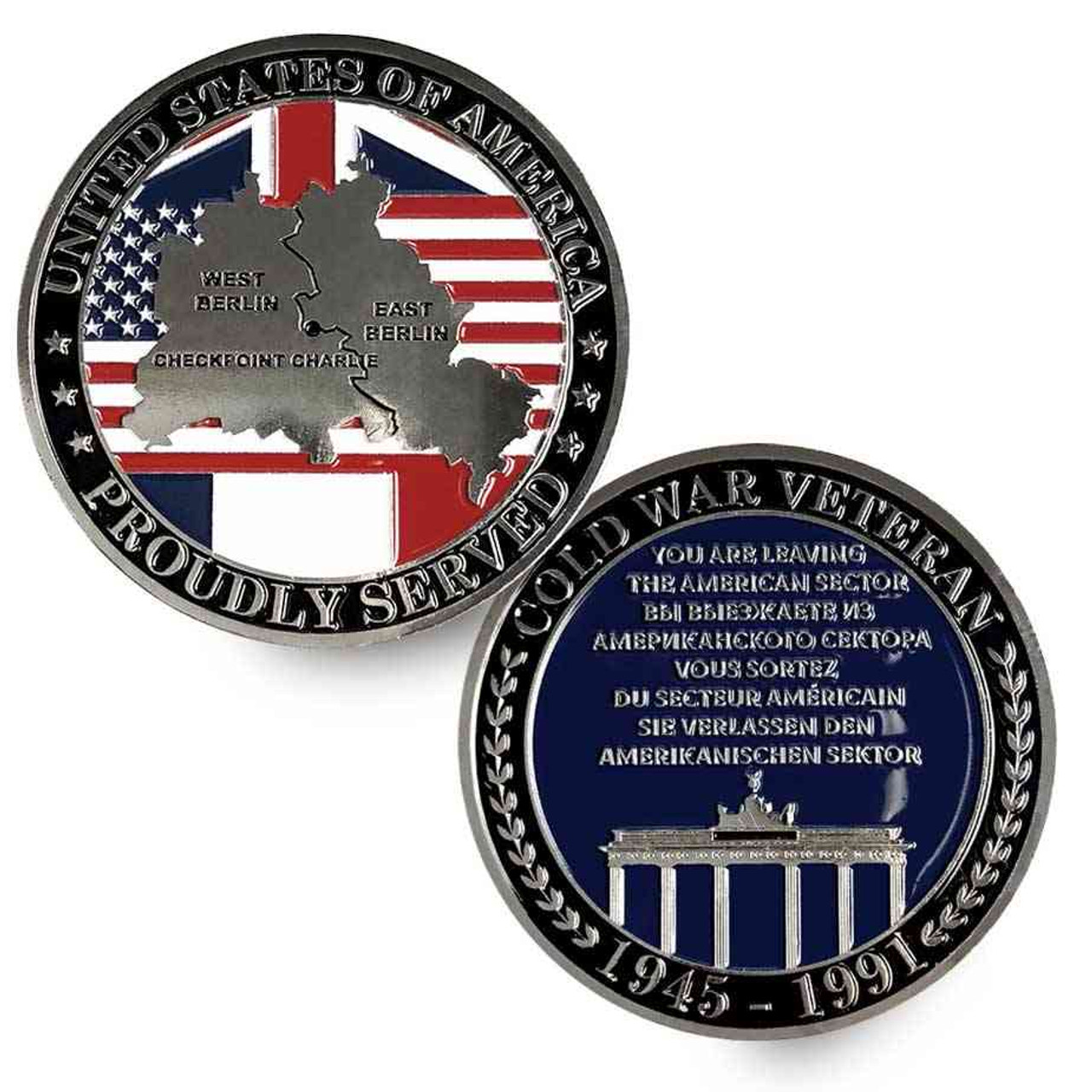 cold war veteran challenge coin checkpoint charlie