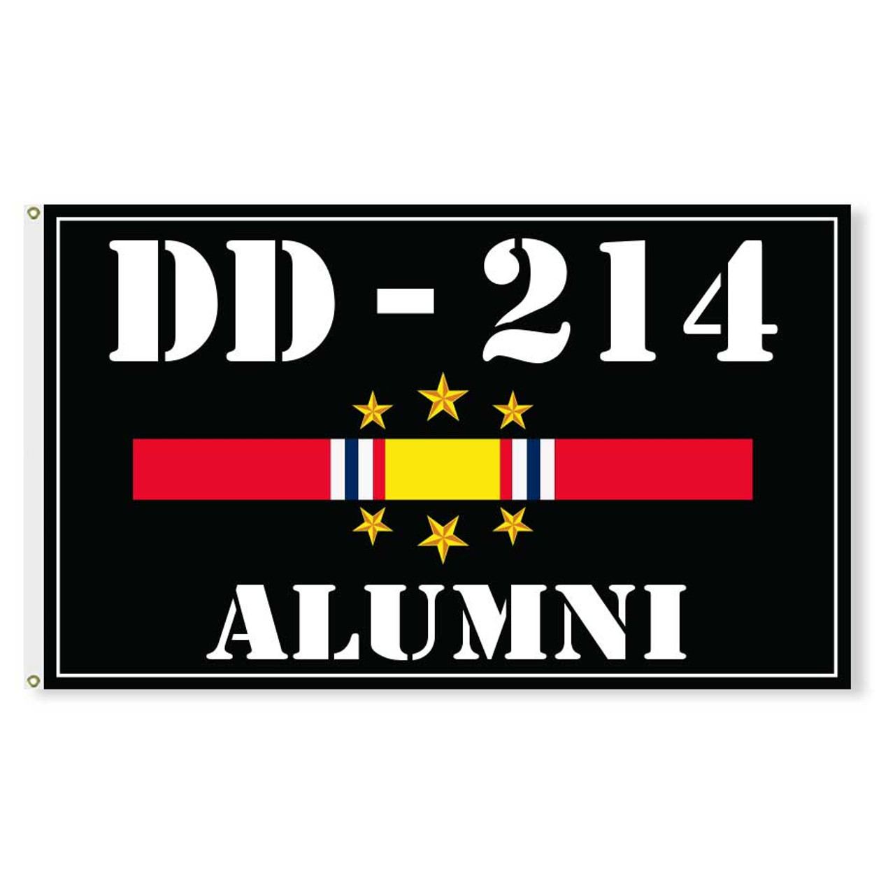 dd214 alumni flag national service ribbon