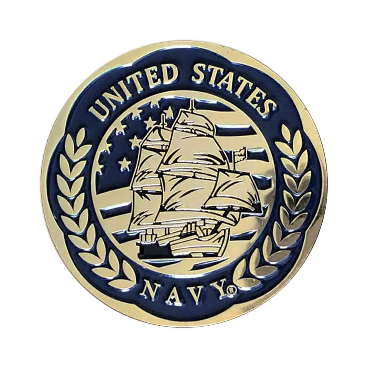 US NAVYチャレンジ US Navy Challenge Coin with Anchor Graphic