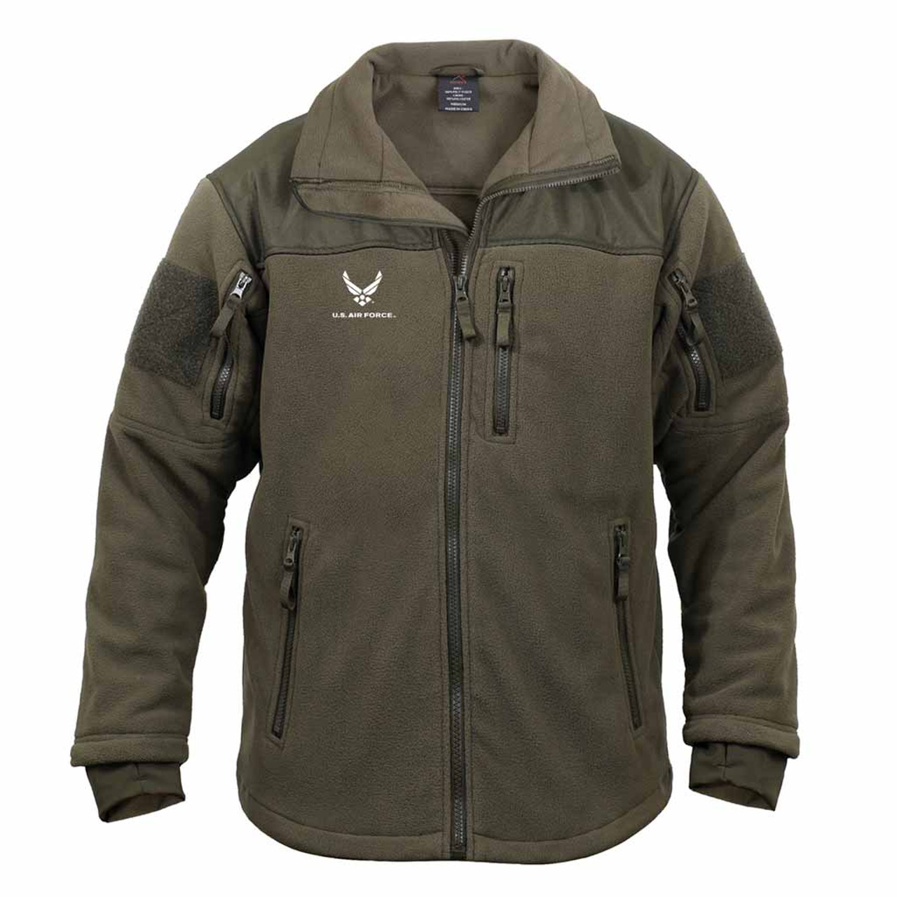 U.S. Air Force Special Ops Tactical Fleece Jacket with Embroidered