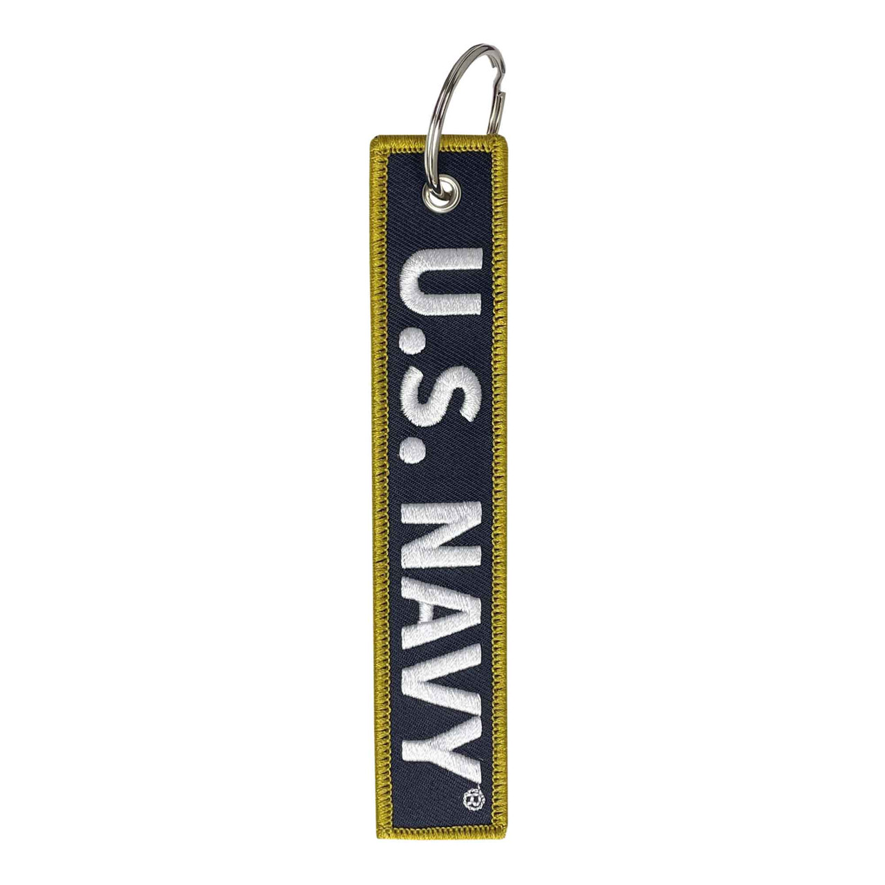 U.S. Navy Keychain | Bag Tag | Embroidered