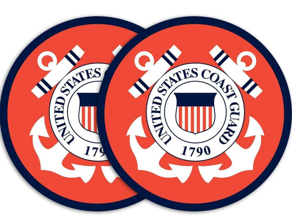 USCG Decal with Coast Guard Logo