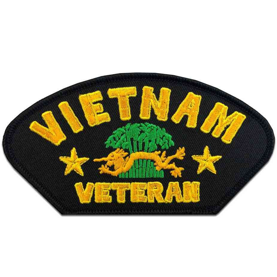 Eagle Crest Vietnam Veteran Hat – Adjustable Black Baseball Cap With Dragon Graphic