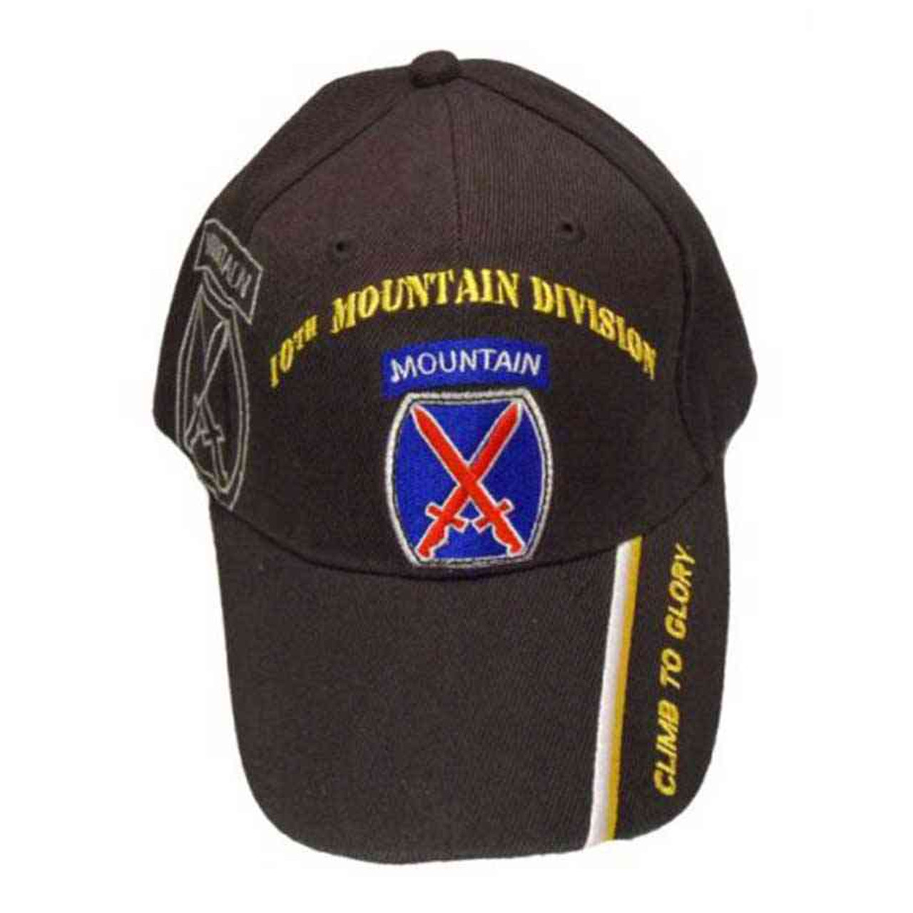 army 10th mountain division climb to glory hat