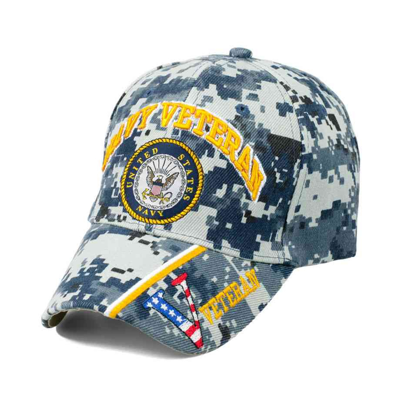 navy camo hats