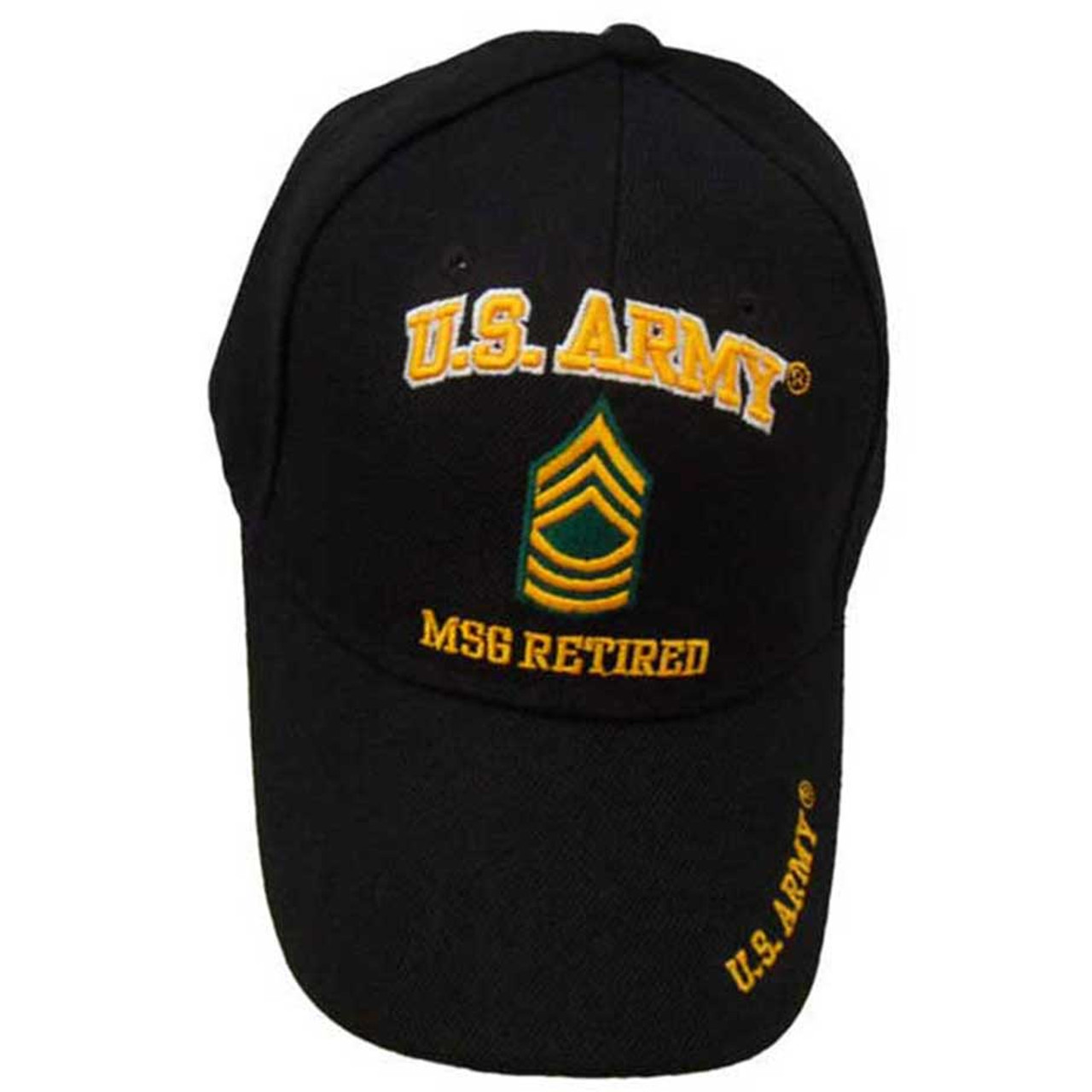 us army msg retired hat