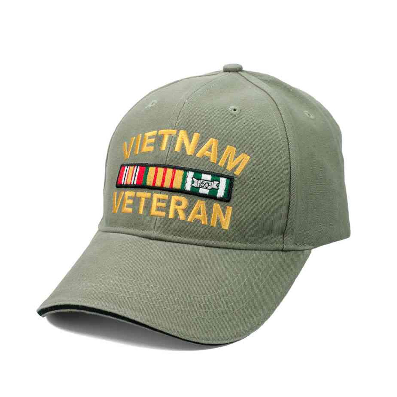 vietnam veteran deluxe vintage ribbon hat