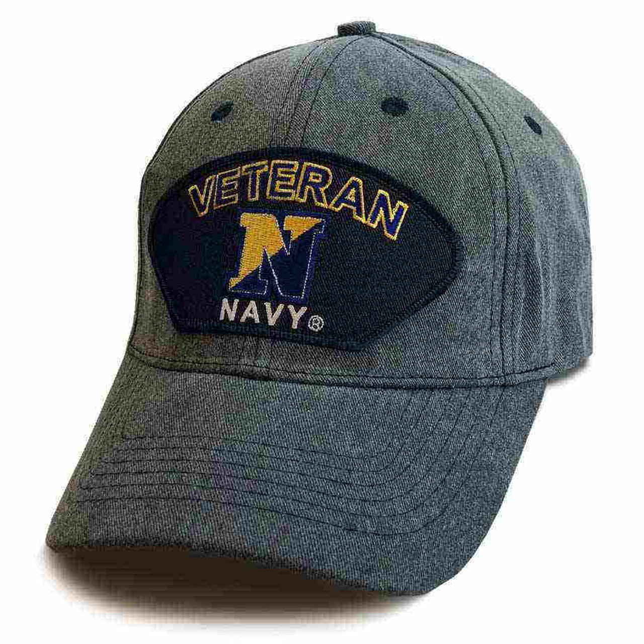 officially licensed u s navy veteran n emblem special edition vintage hat