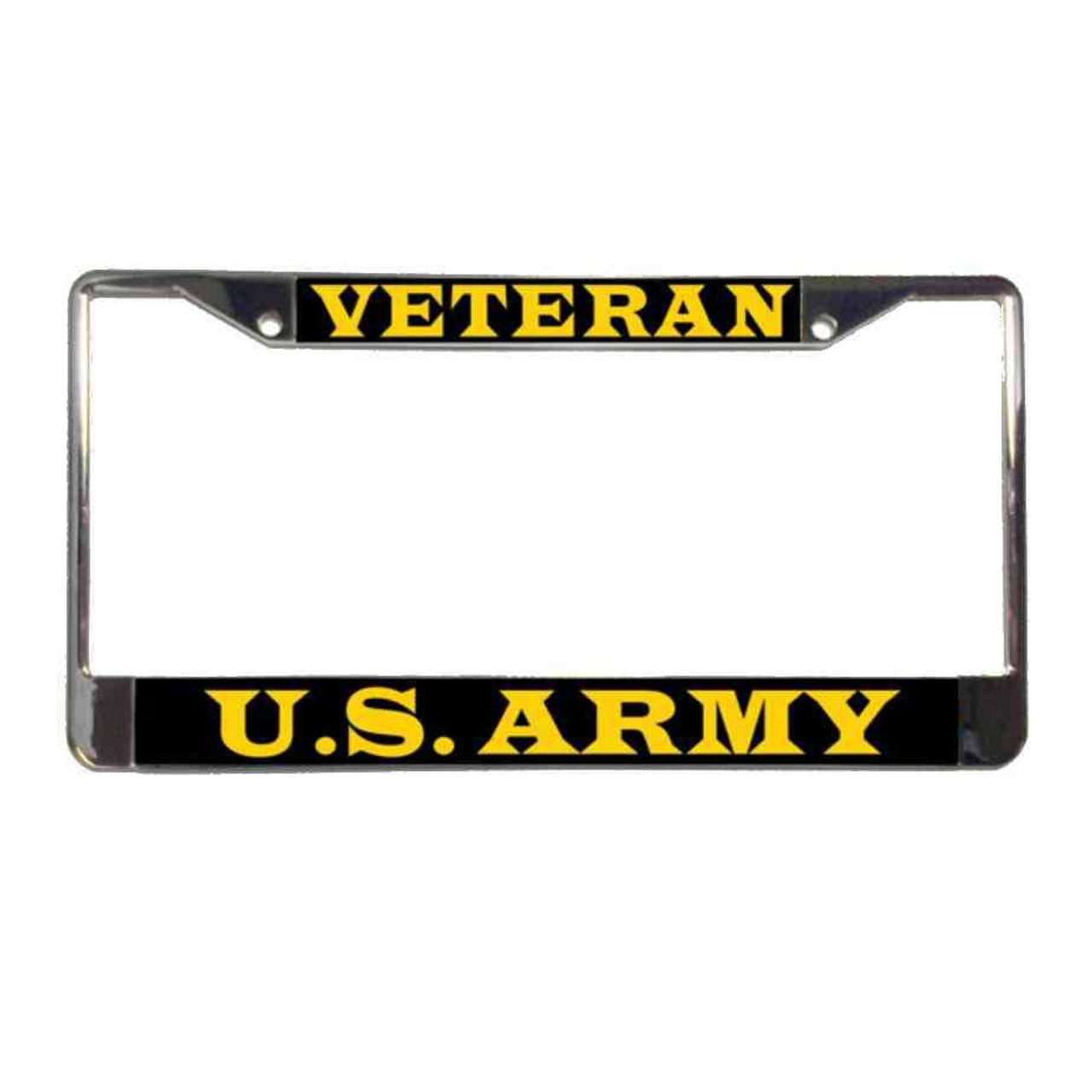 army veteran license plate frame