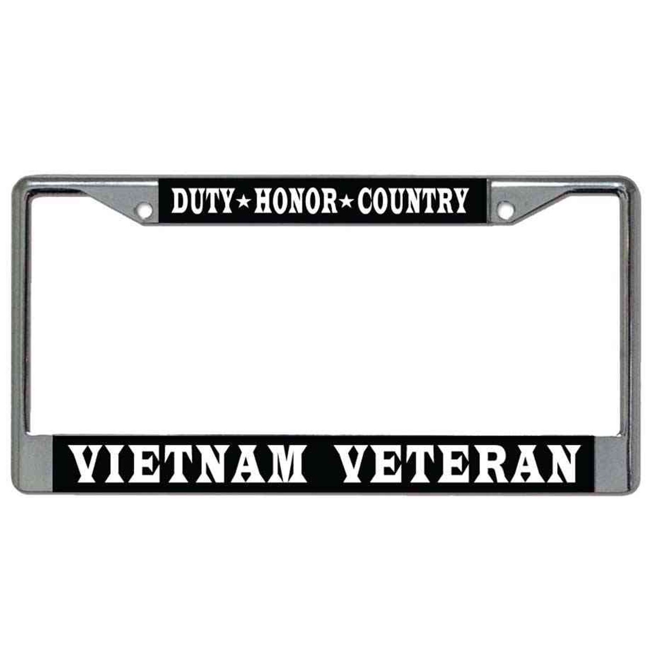vietnam veteran dutyhonorcountry license plate frame
