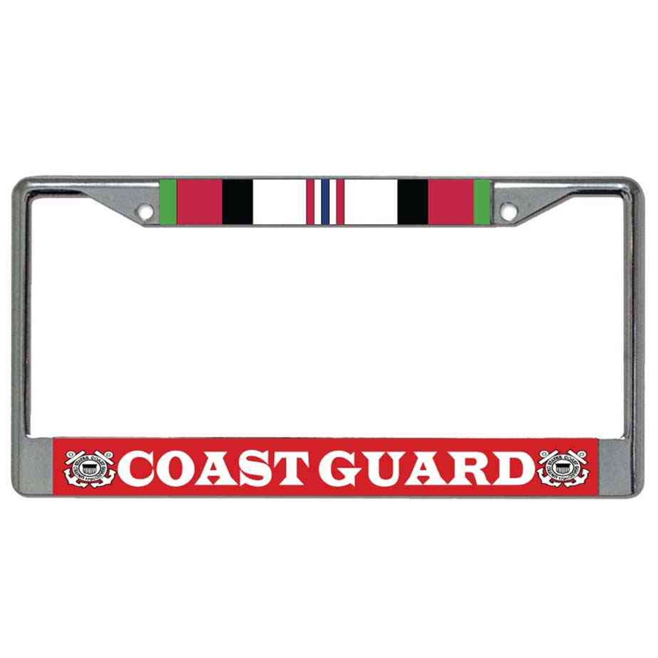 coast guard afghanistan oef veteran license plate frame