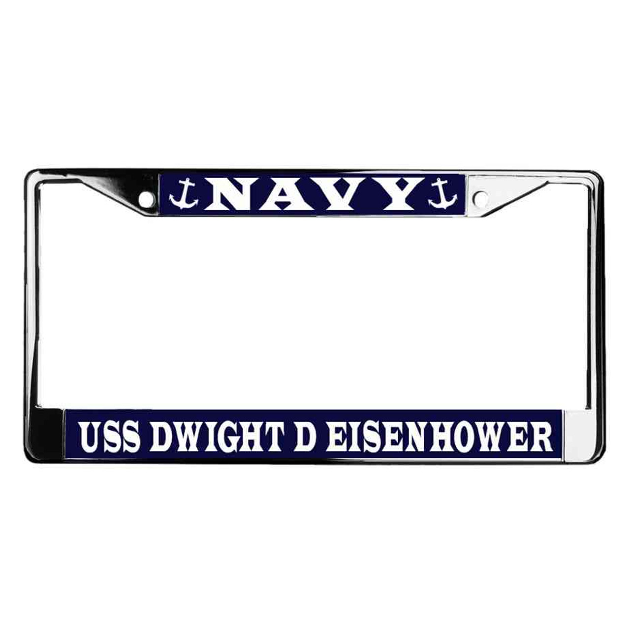 uss dwight d eisenhower license plate frame