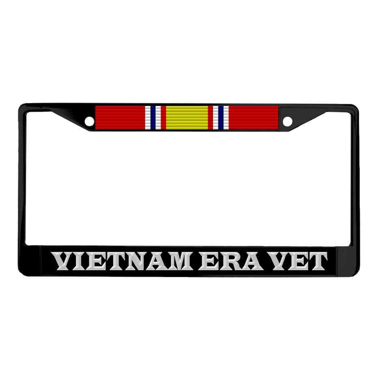 vietnam era veteran national defense ribbon powder coated license plate frame