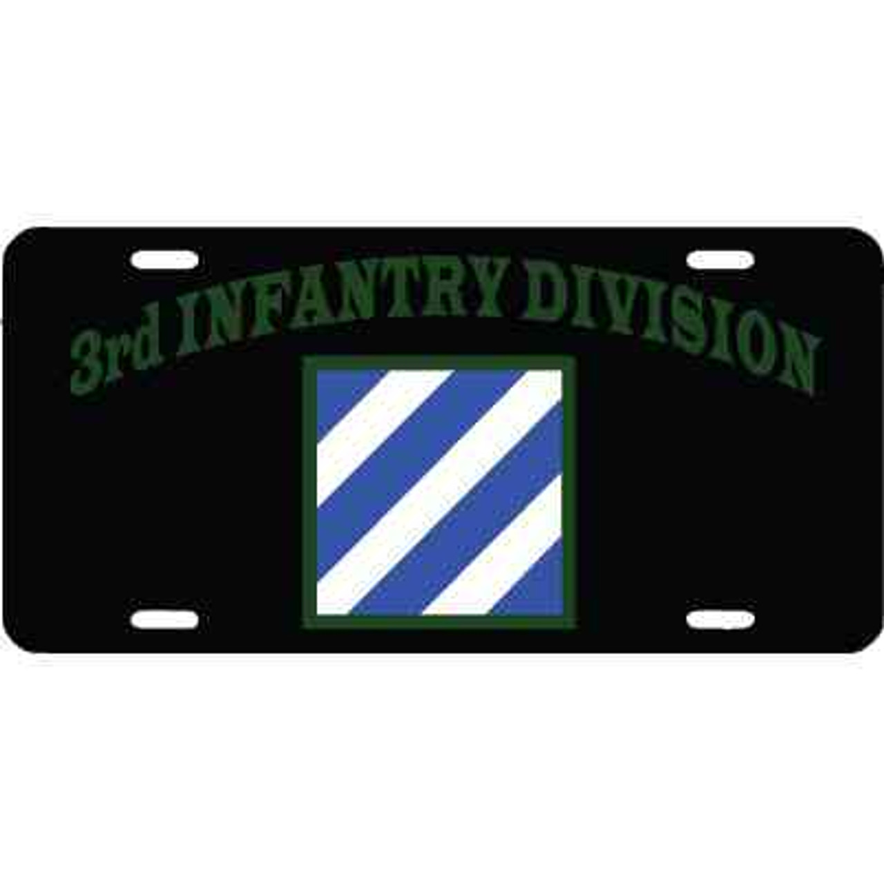 army 3rd infantry license plate