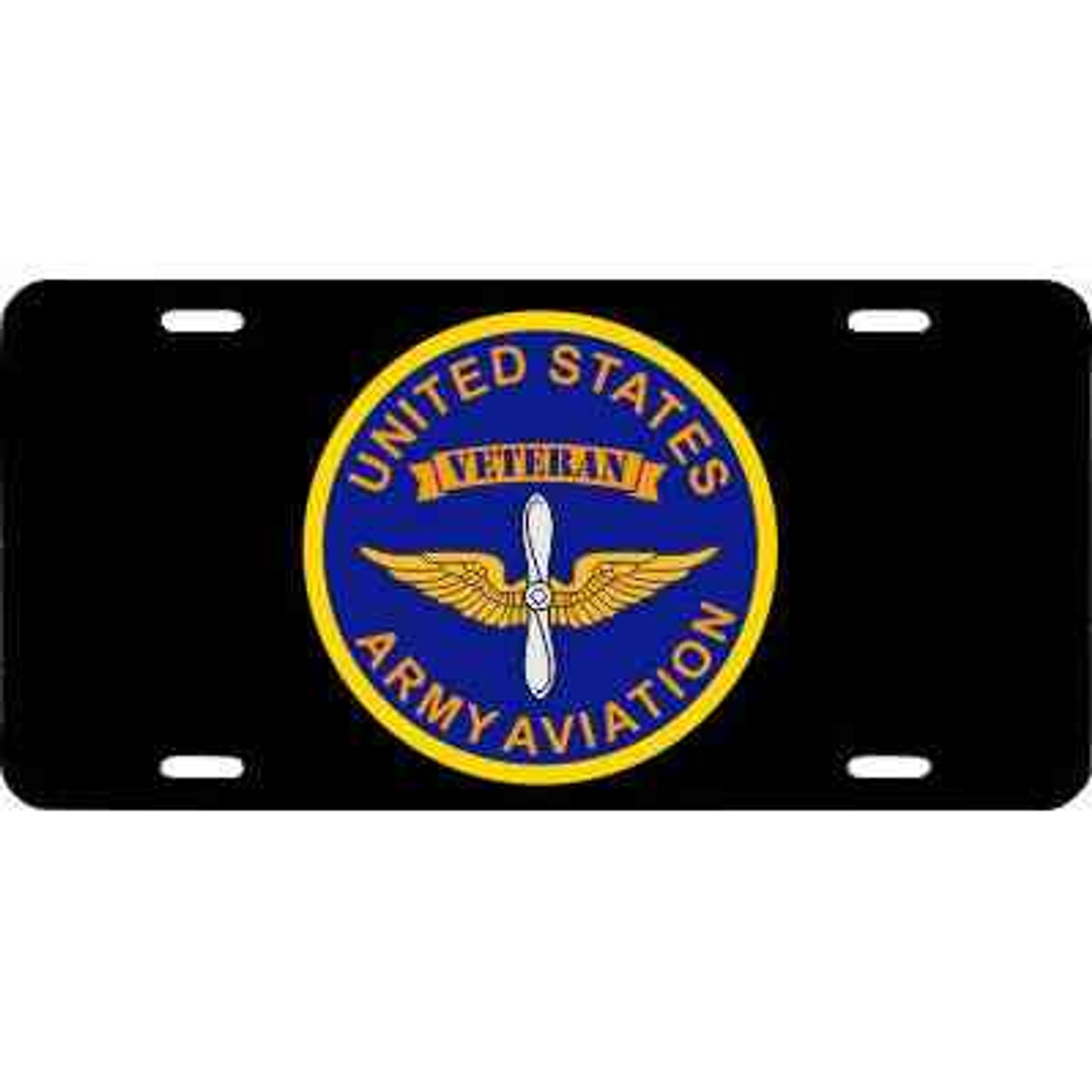 u s army aviation veteran license plate