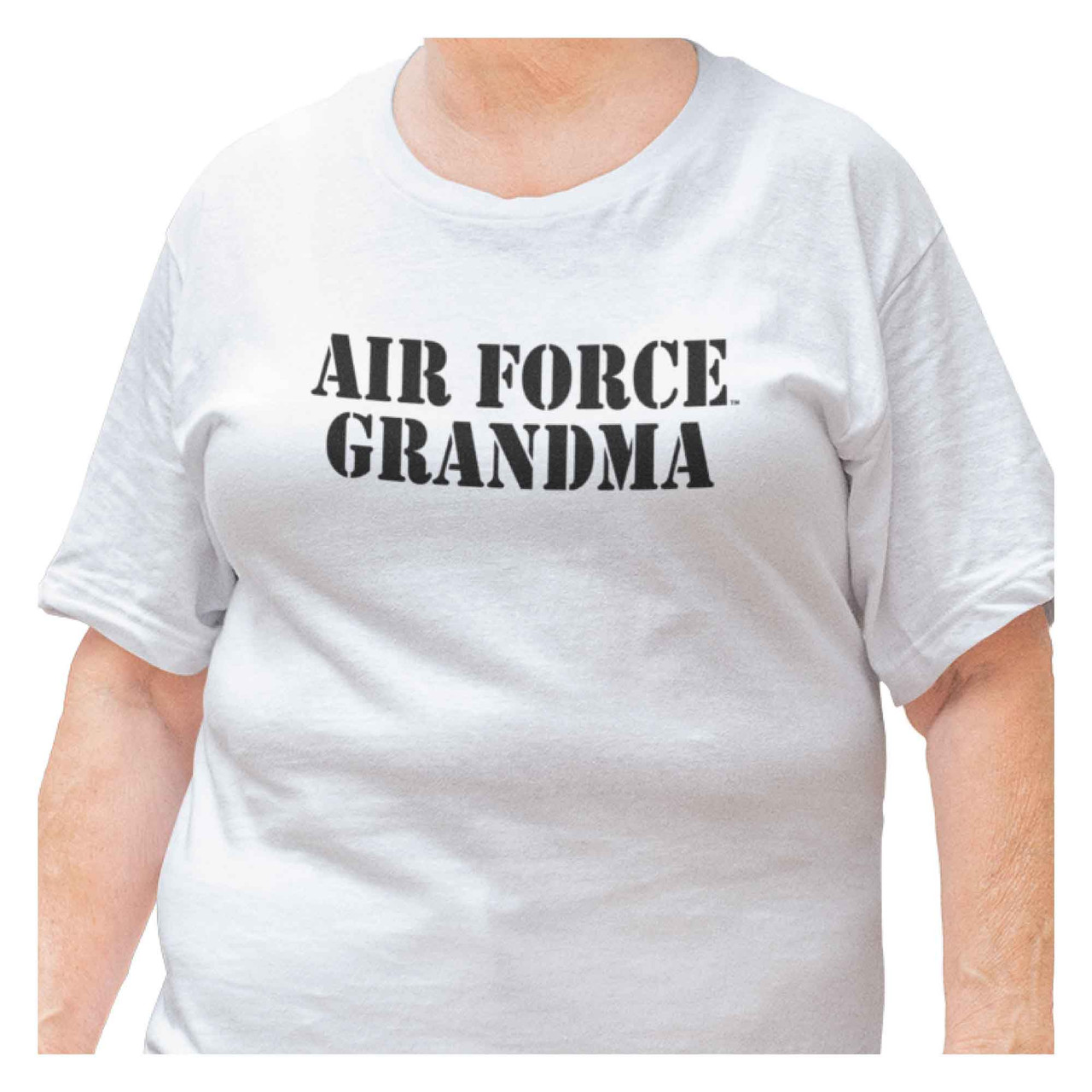 air force grandma ladies performance vela shirt - front view