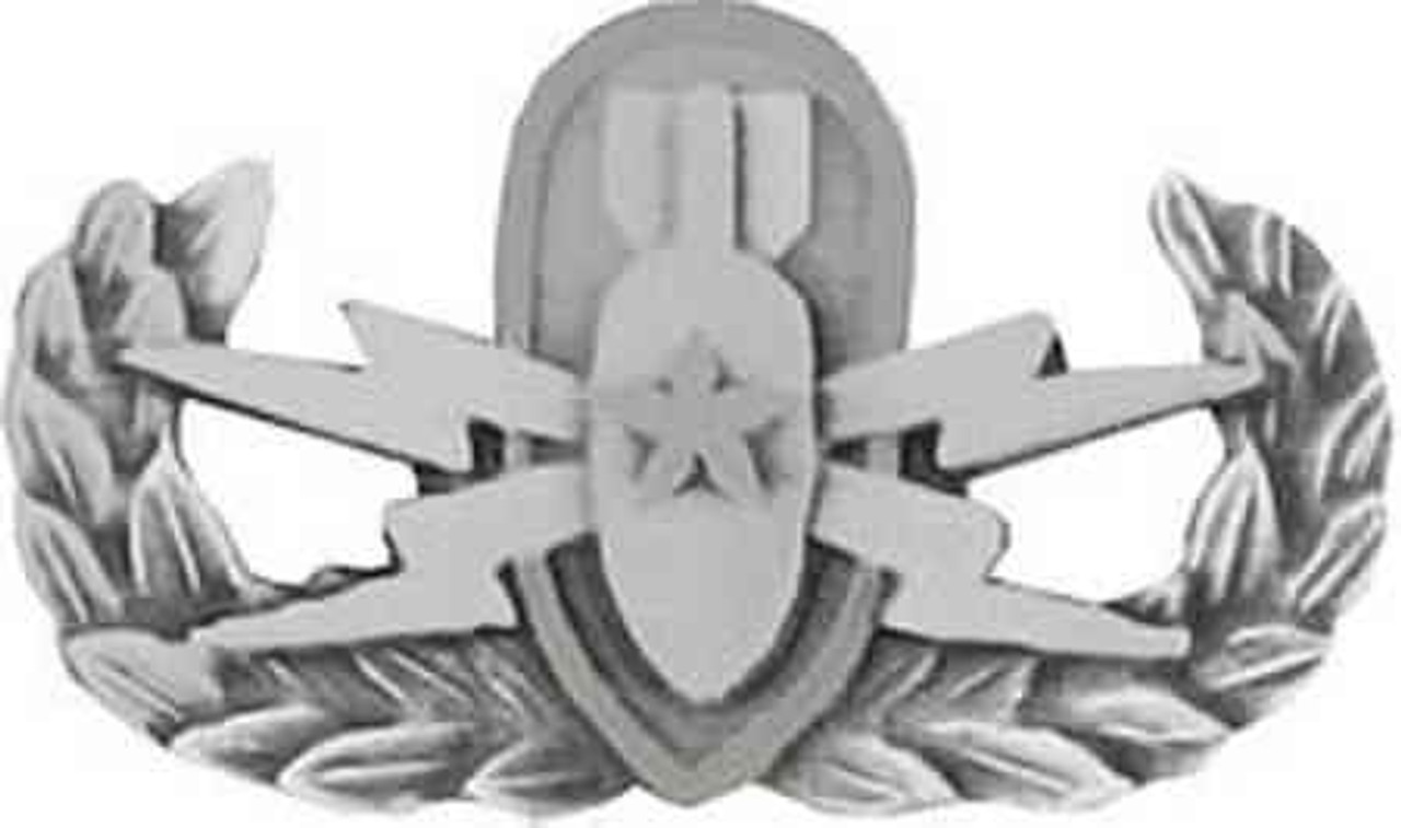 army eod senior hat lapel pin