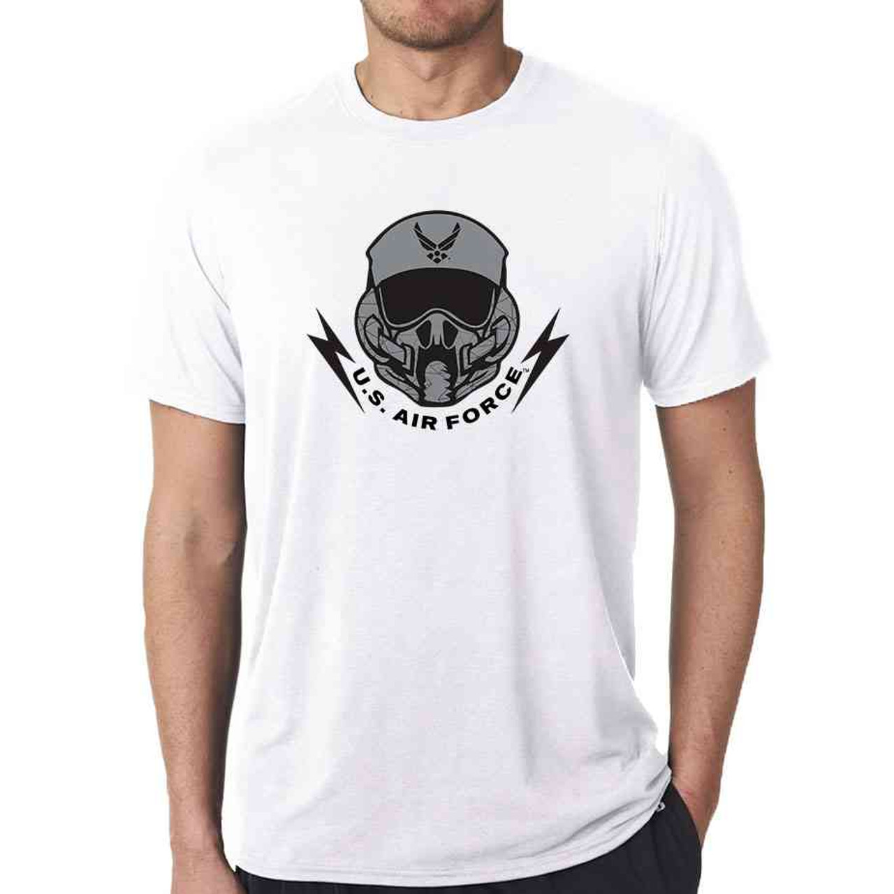 officially licensed u s air force pilot white tshirt