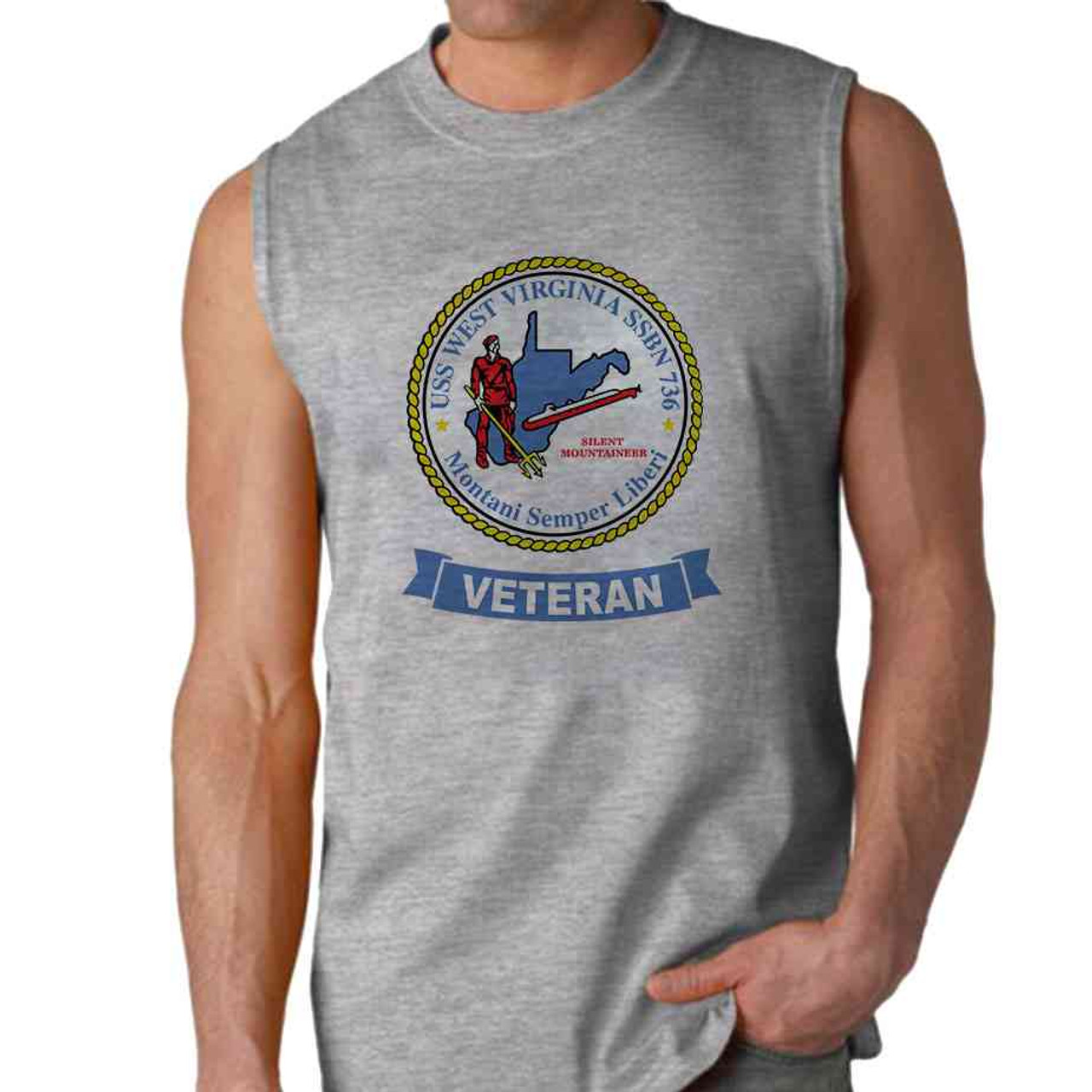 uss west virginia veteran sleeveless shirt