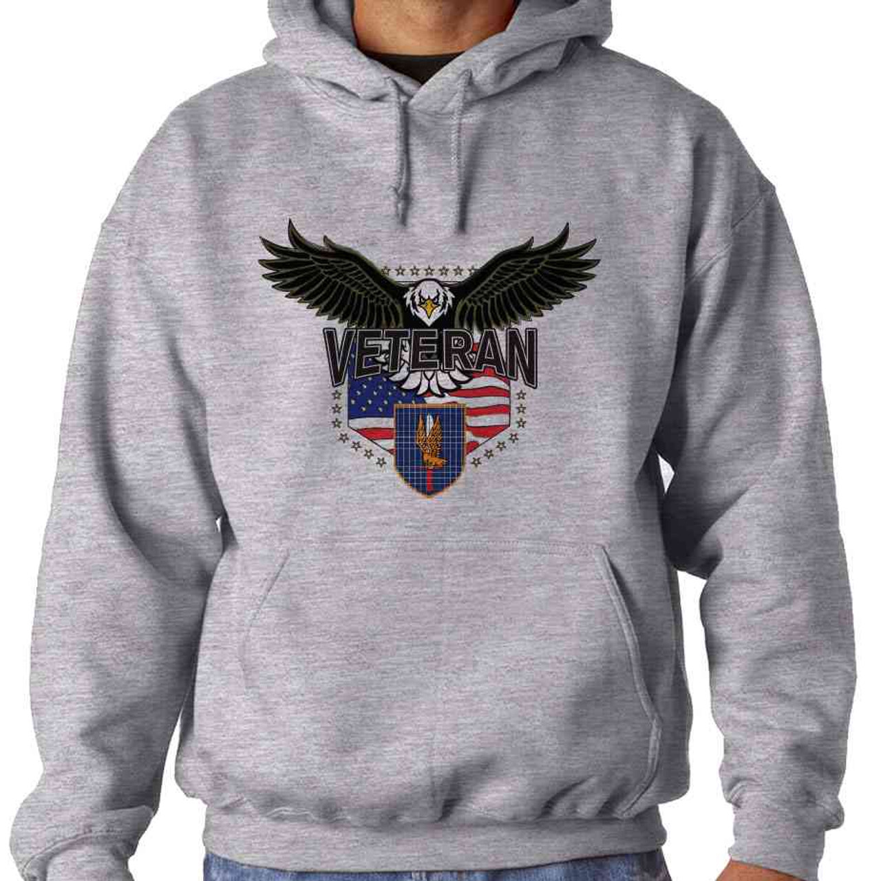 1st aviation w eagle hooded sweatshirt