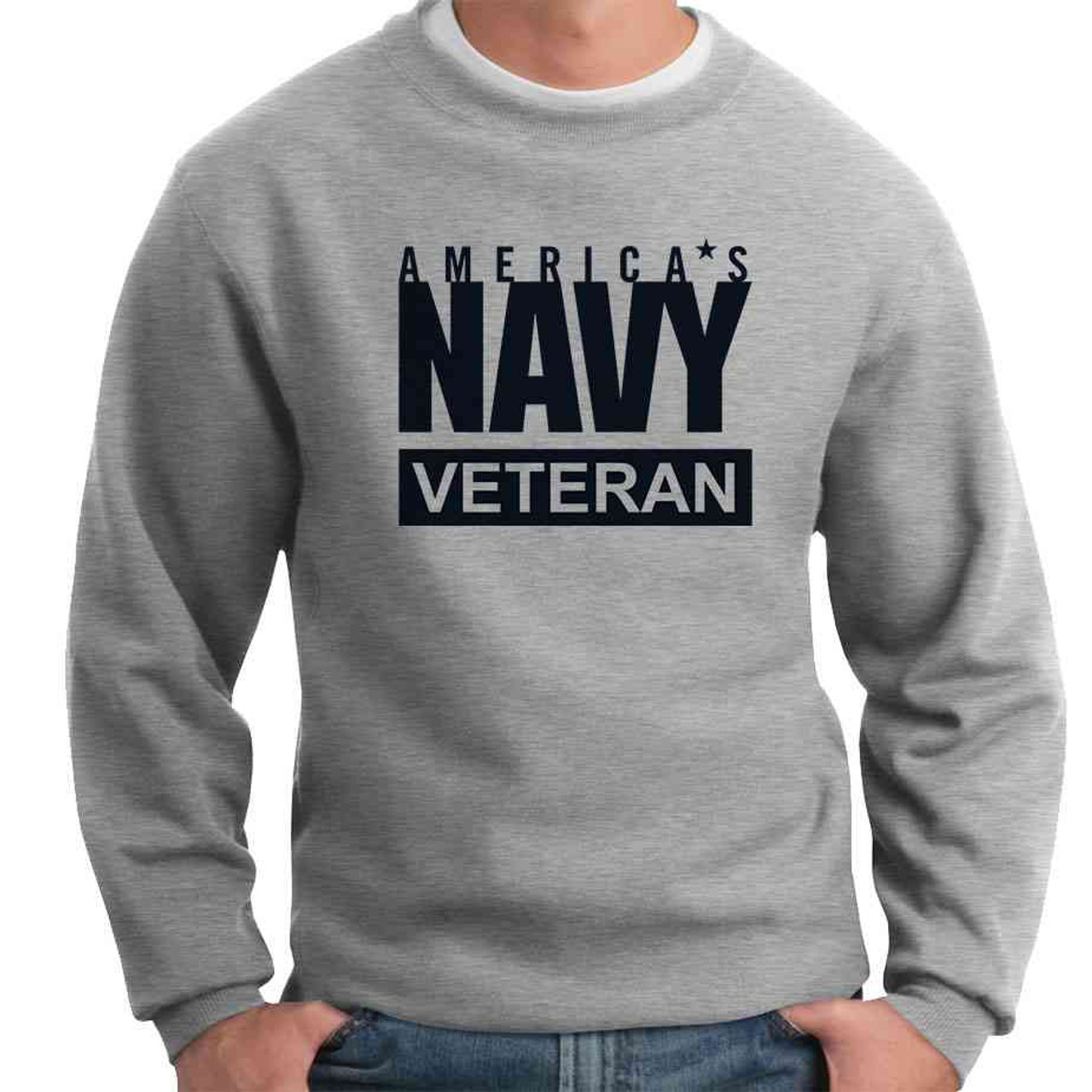 America's Navy Veteran Crewneck Sweatshirt - Officially Licensed