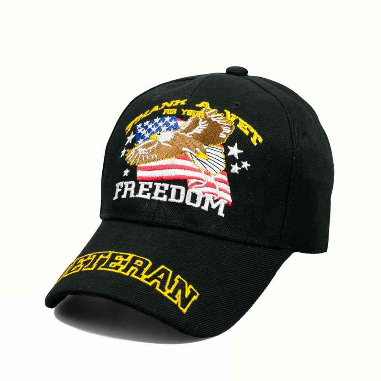 u s veteran thank a vet freedom hat