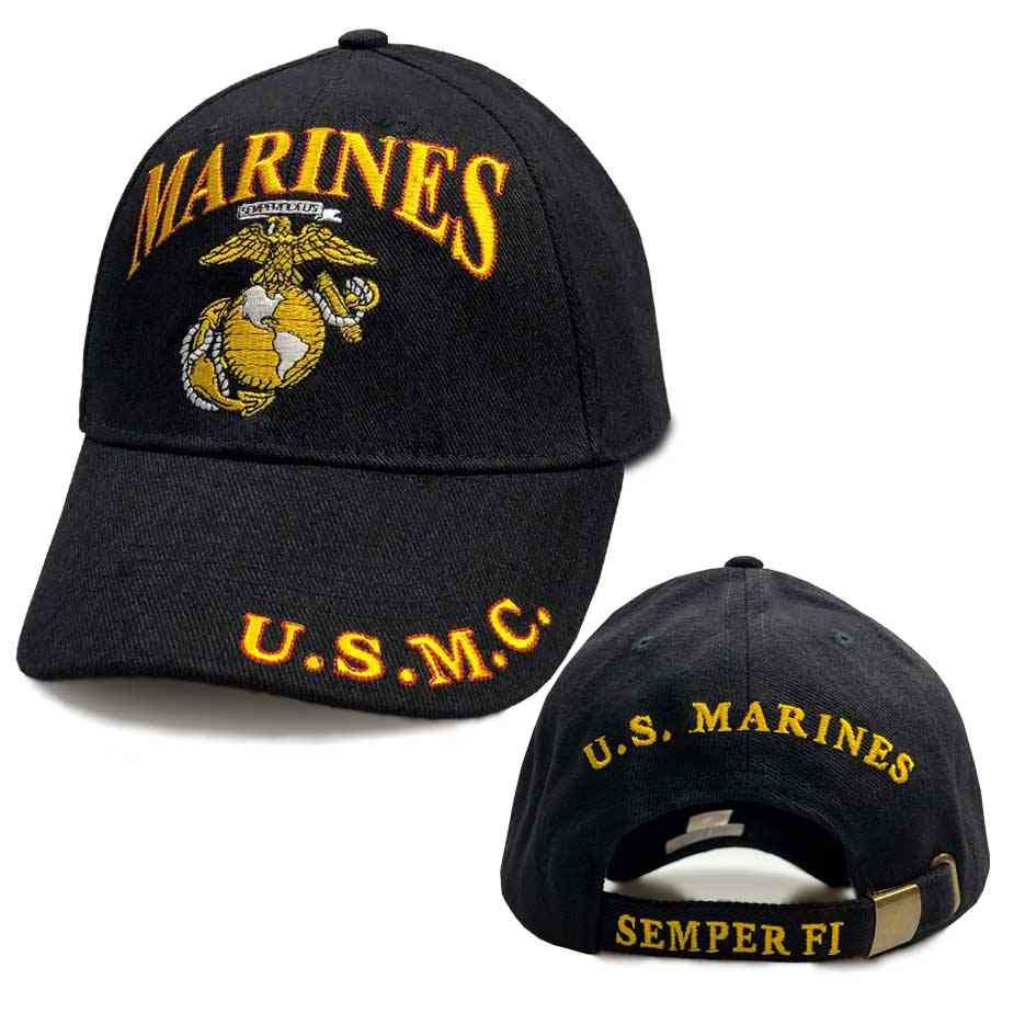 Marine Corps Hat with Marines Text and 