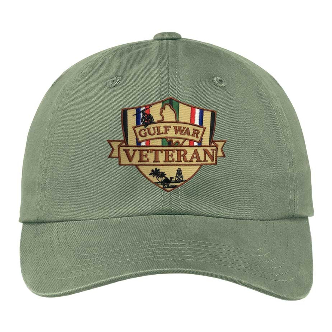 gulf war veteran hat shield and ribbon s