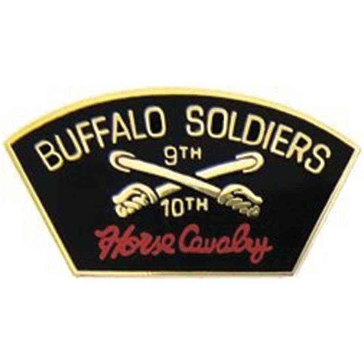 army buffalo soldier hat lapel pin