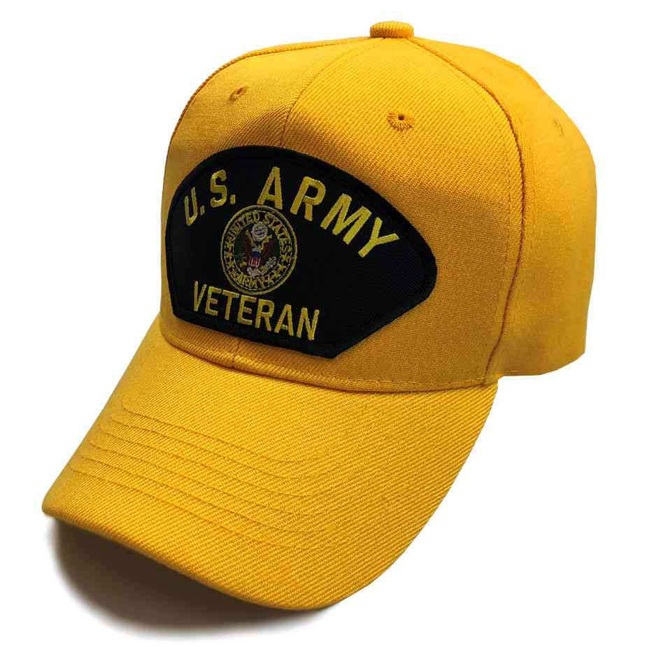 U.S. Army Veteran w/ Crest Vintage Hat