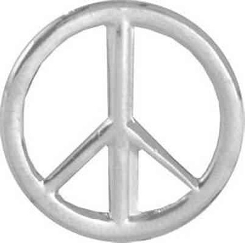 peace hat lapel pin