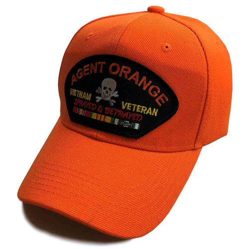 vietnam veteran hat agent orange ribbons skull special edition