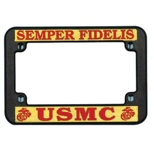 usmc motorcycle license plate frame