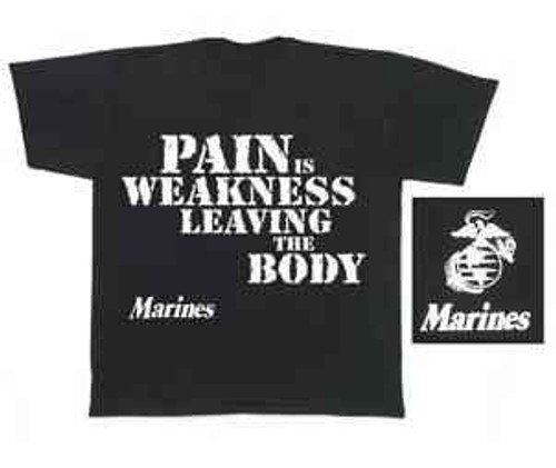marines pain weakness shirt