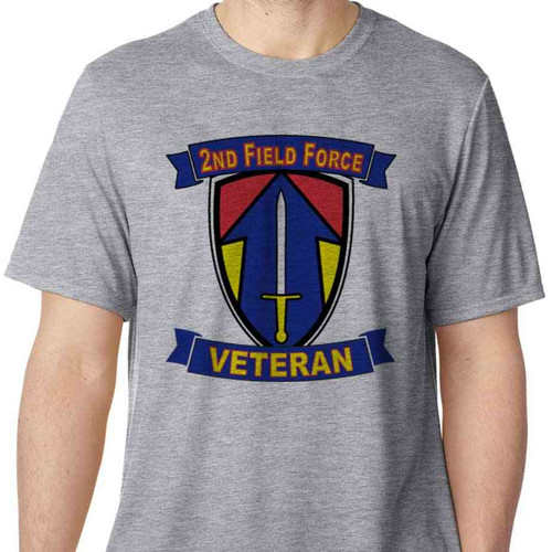 army 2nd field force veteran performance tshirt