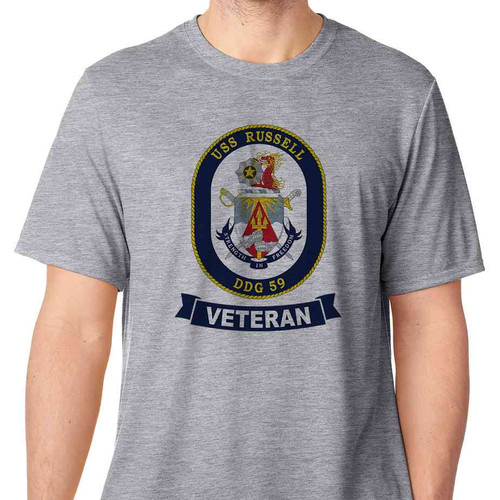 uss russell veteran tshirt