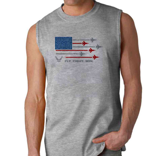 officially licensed u s air force fly fight win sleeveless shirt