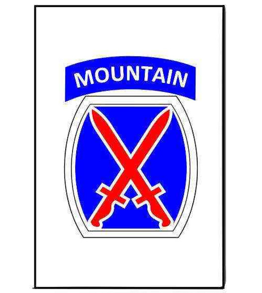 army 10th mountain division magnet